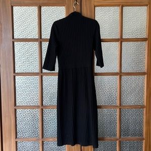 apc black mock neck  sweater dress